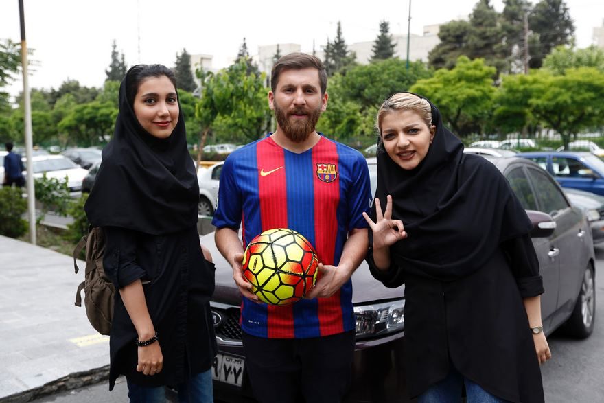 IRAN-FOOTBALL-MESSI