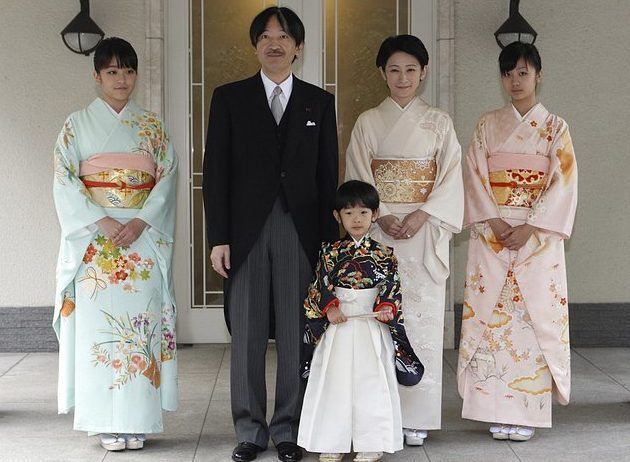Mako, Akishino, Hisahito, Kiko, Kako