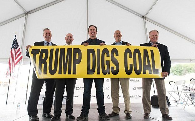 coal mine - trump