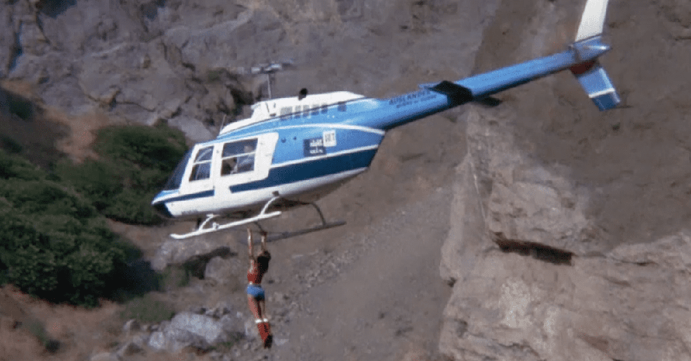Helicopter scene