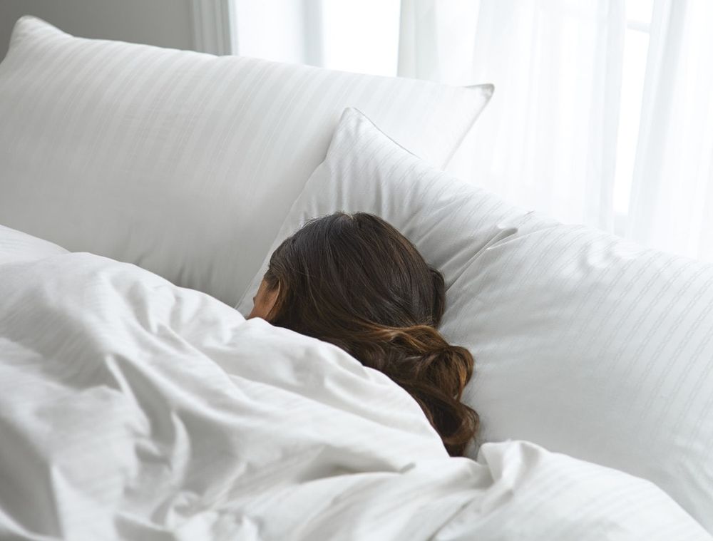 woman sleeping
