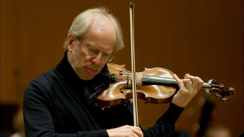 Master Latvian violinist Gidon Kremer