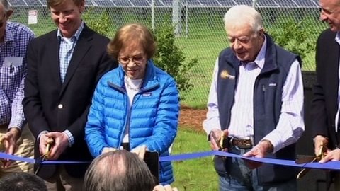 Jimmy Carter Makes Solar Farm To Power Half His City