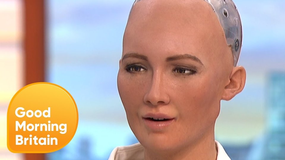 Piers Morgan Interviews Creepily Realistic Robot